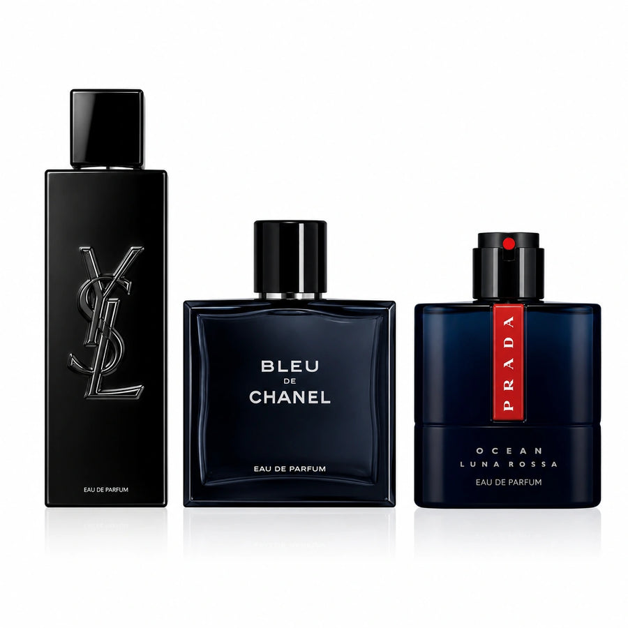Herren 3er-Set — Meerestiefe-Edition